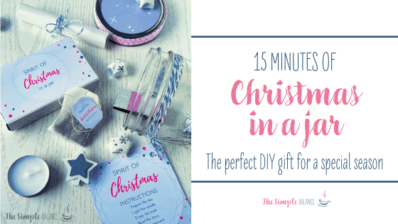 DIY gift idea: 15 Minutes of Christmas in a jar 1