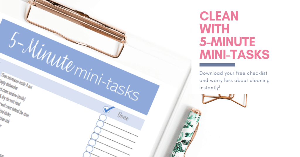 [Cleaning checklist] Transform your home with 5-minute tasks 2
