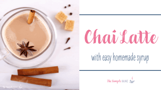 Chai Latte with easy homemade syrup 1 Chai Latte with easy homemade syrup 1