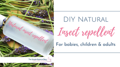DIY Natural Insect Repellent - for babies, children and adults 1 a bottle of insect repellent