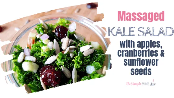 Massaged Kale Salad With Apple and Cranberries 2 Massaged Kale Salad With Apple and Cranberries 2