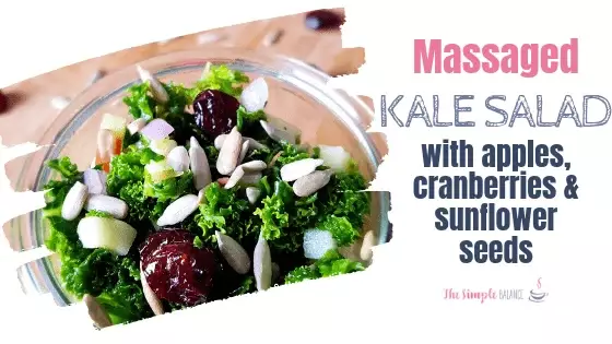 Massaged Kale Salad With Apple and Cranberries 3 Massaged Kale Salad With Apple and Cranberries 3