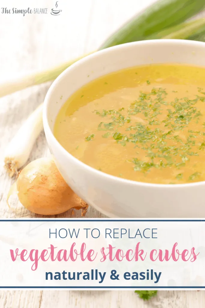 How to replace vegetable stock cubes naturally 7 Want to make vegetable stock quickly and easily but would like to avoid storebought vegetable stock cubes and powder? This DIY vegetable stock paste recipe allows you to make homemade instant vegetable broth from concentrated real vegetables - and it lasts for months without dehydration.