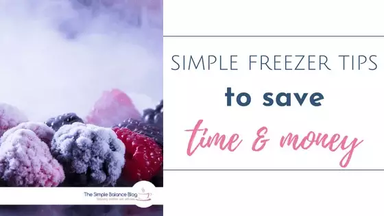 Simple freezer tips to save time and money 2 simple freezer tips title image