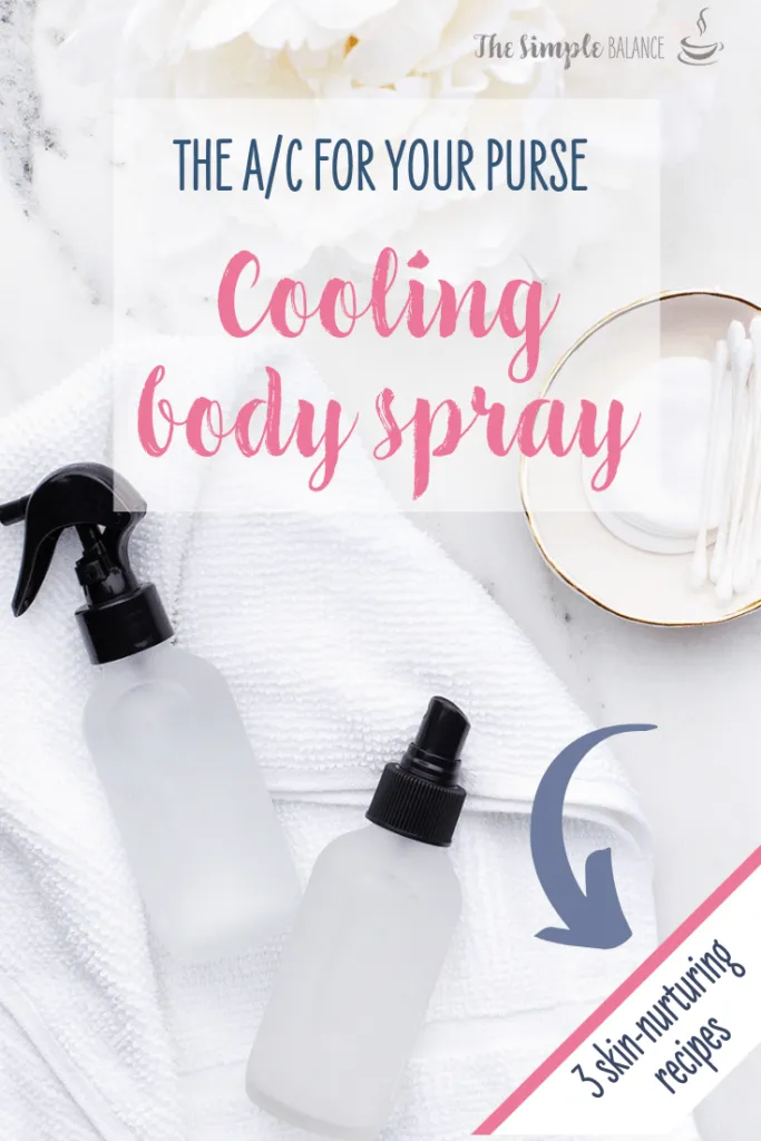 Cooling Body Spray - 3 homemade solutions that soothe your skin 9 a spray bottles on a towel