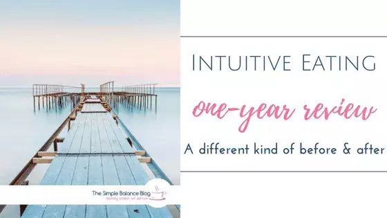 Intuitive Eating - an honest one-year review 2 Intuitive Eating title image