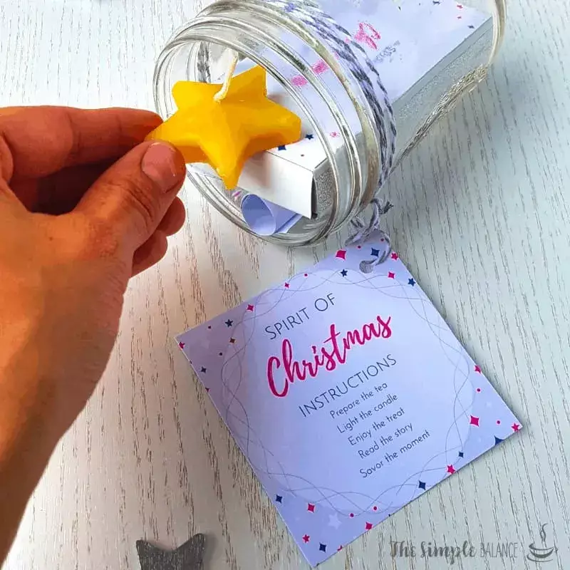 DIY gift idea: 15 Minutes of Christmas in a jar 5 15 minutes of Christmas in a jar