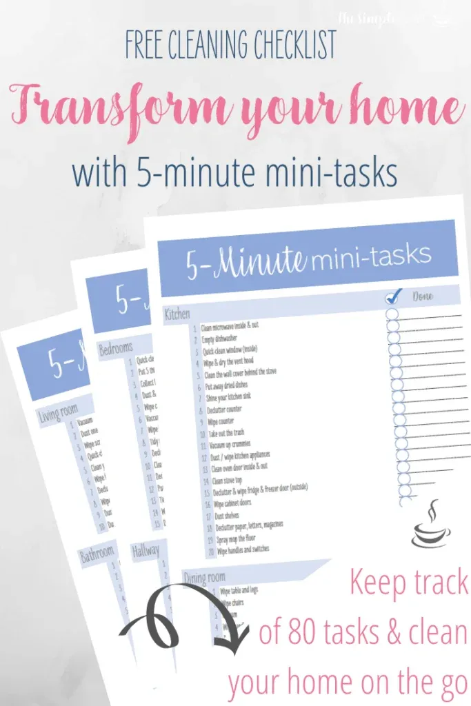 [Cleaning checklist] Transform your home with 5-minute tasks 5