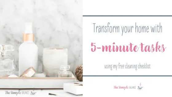 [Cleaning checklist] Transform your home with 5-minute tasks 1