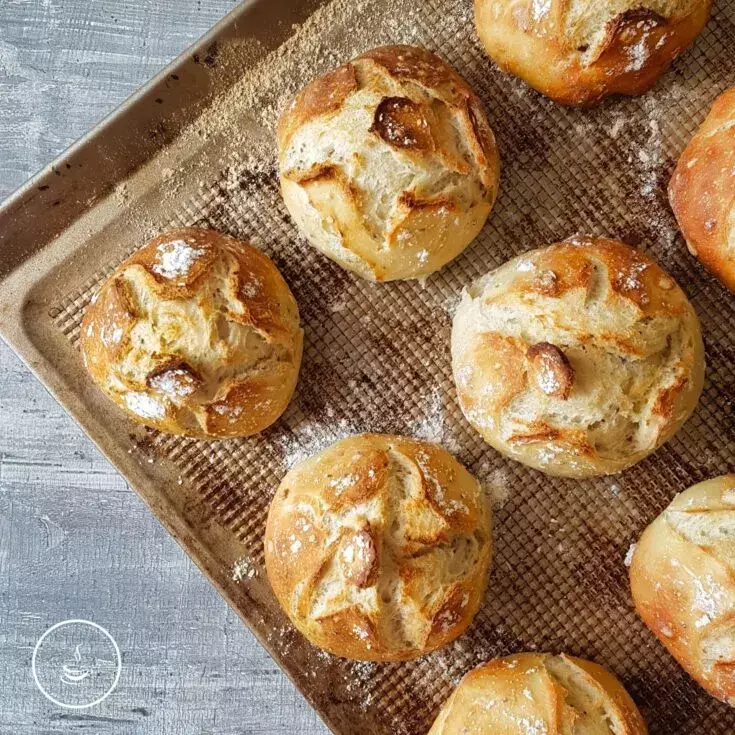 Easy artisanal overnight bread rolls 4 Easy artisanal overnight bread rolls