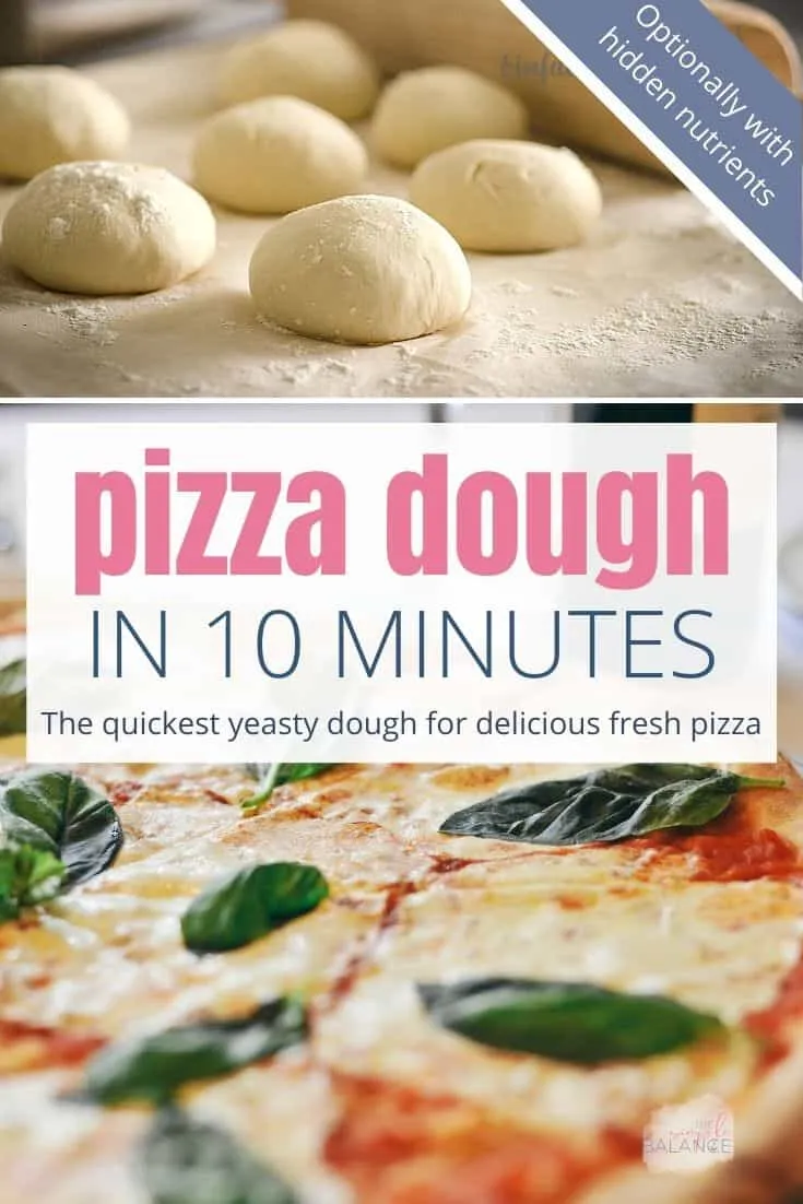 Fresh quick pizza dough in just 10 minutes 1