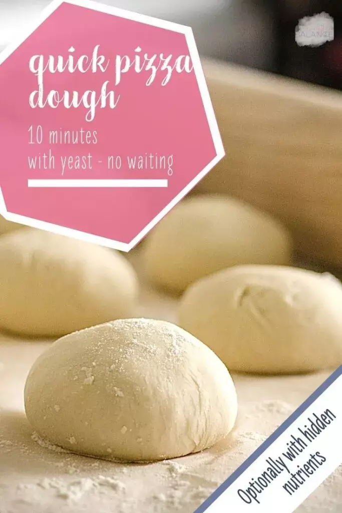 Fresh quick pizza dough in just 10 minutes 3 Fresh quick pizza dough in just 10 minutes 2