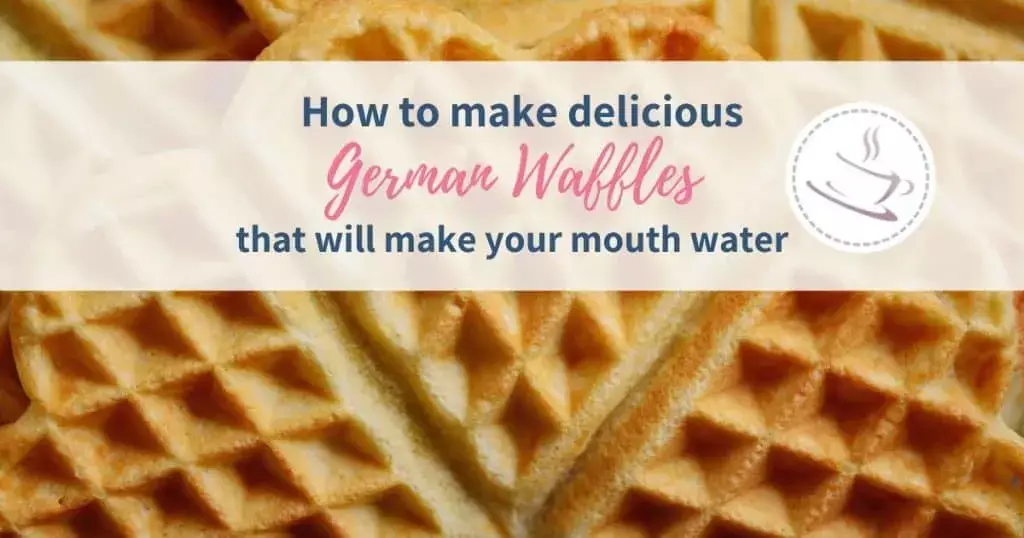 How to Make German Waffles: The Delicious Bergische Waffeln 2 a close up of a waffle