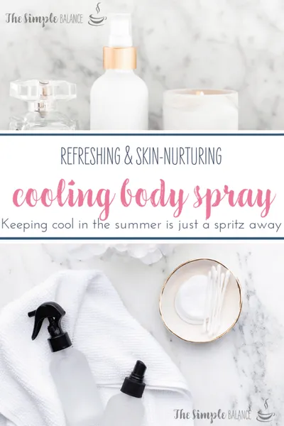 Cooling Body Spray - 3 homemade solutions that soothe your skin 15 a group of objects on a marble surface
