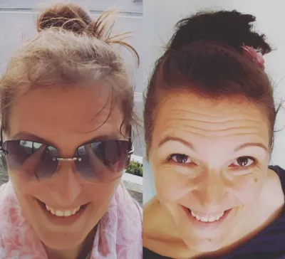 Fermented rice water - my #1 homemade conditioner 3 before and after picture