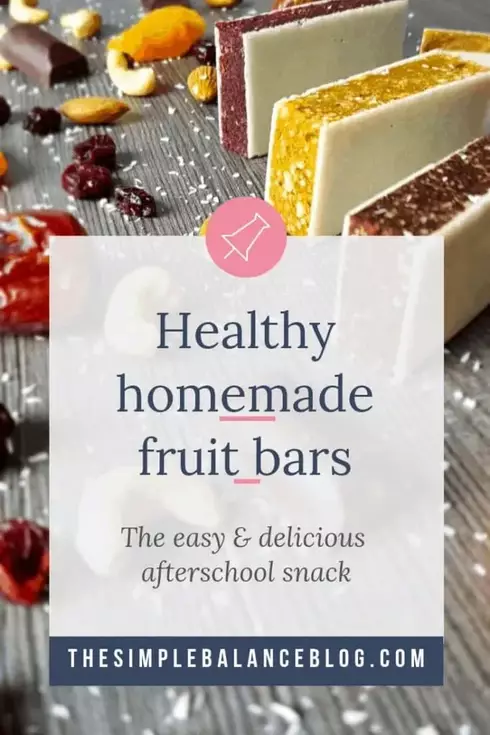 Homemade fruit bars - 1 recipe and 3 variations 14 fruit bar pinterest image