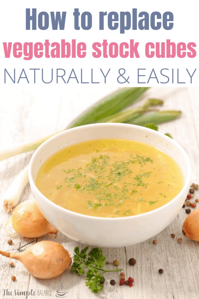 How to replace vegetable stock cubes naturally 5 Want to make vegetable stock quickly and easily but would like to avoid storebought vegetable stock cubes and powder? This DIY vegetable stock paste recipe allows you to make homemade instant vegetable broth from concentrated real vegetables - and it lasts for months without dehydration.