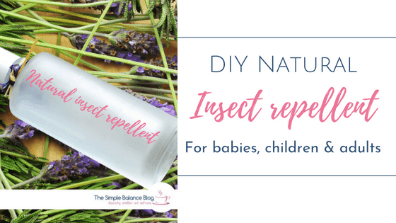 DIY Natural Insect Repellent - for babies, children and adults 1 a bottle of insect repellent