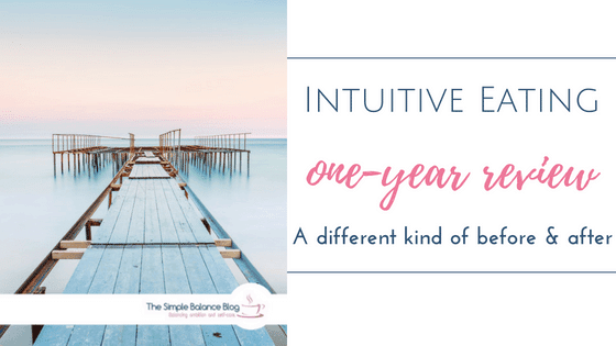 Intuitive Eating - an honest one-year review 1 Intuitive Eating title image