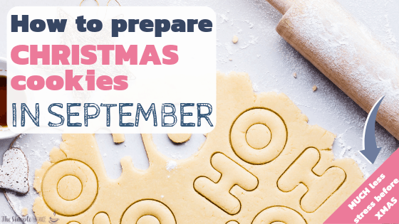 How to prepare Christmas cookies in September 1