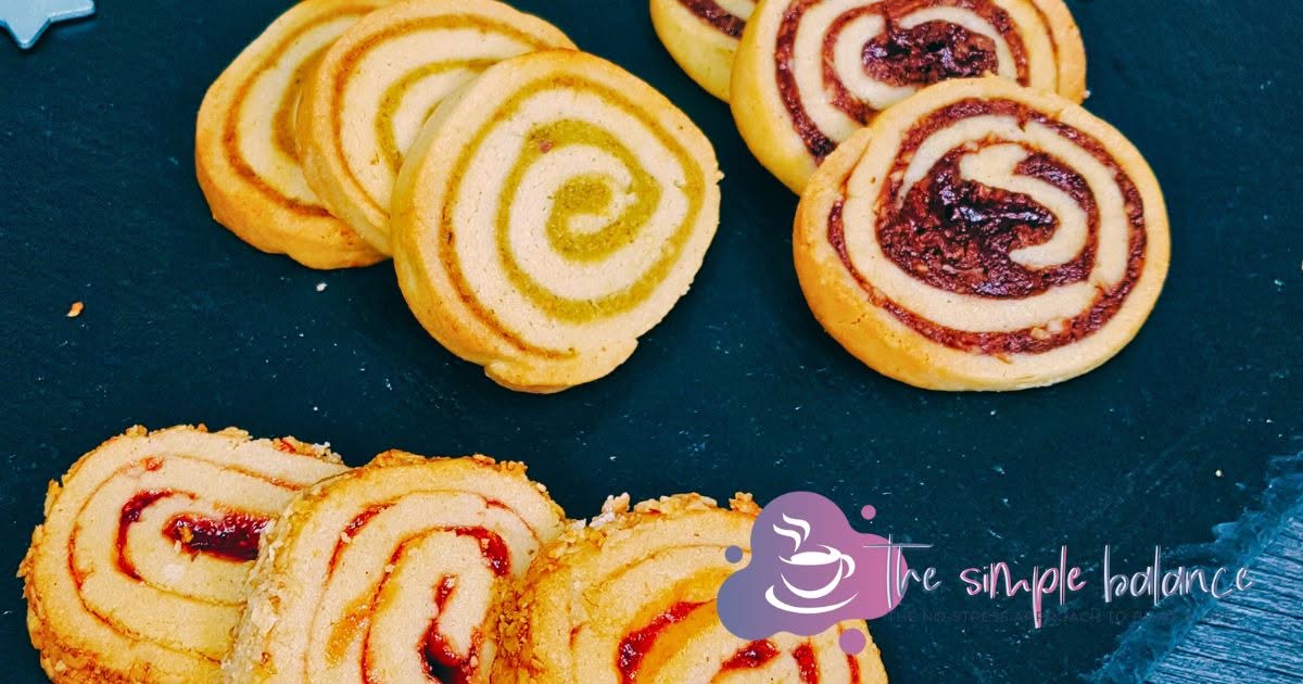 Pinwheel cookies - 4 easy fillings 1 Pinwheel cookies