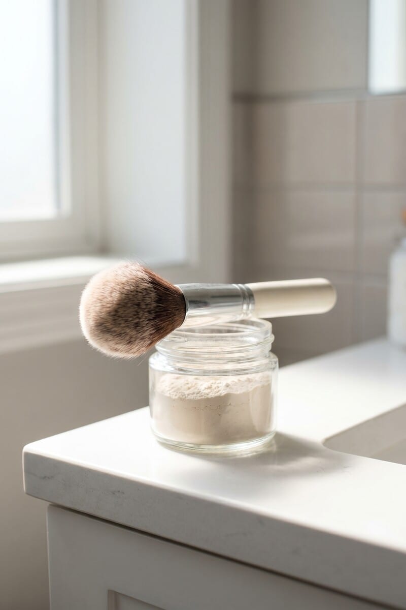 DIY Dry Shampoo - 2 Ingredients, 2 Minutes 1 DIY Dry Shampoo - 2 Ingredients, 2 Minutes 1
